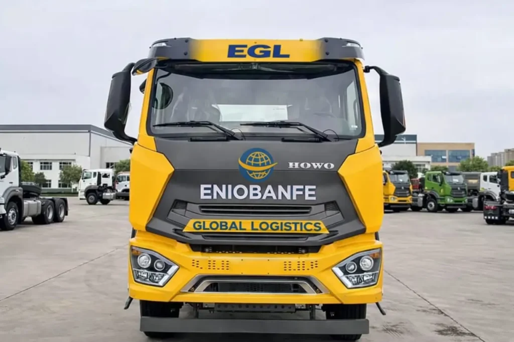 Logistics company in Nigeria - Eniobanfe Logistics Haulage services truck